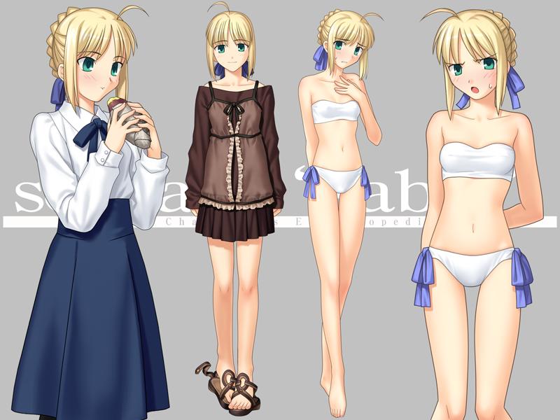 artoria pendragon and saber (fate and 1 more) drawn by takeuchi_takashi