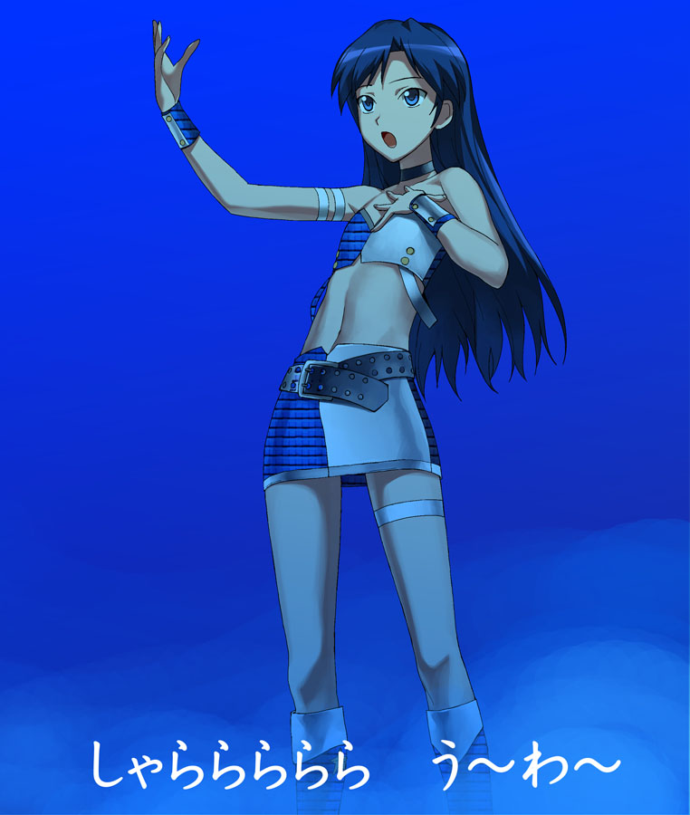 kisaragi chihaya (idolmaster and 1 more) drawn by a1_(initial-g)