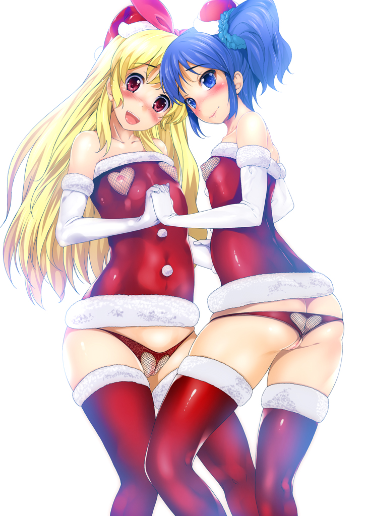 hoshimiya ichigo and kiriya aoi (aikatsu!) drawn by fumihiko_(fu_mihi_ko)