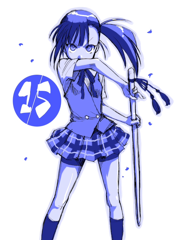 sakurazaki setsuna (mahou sensei negima!) drawn by mikami_komata