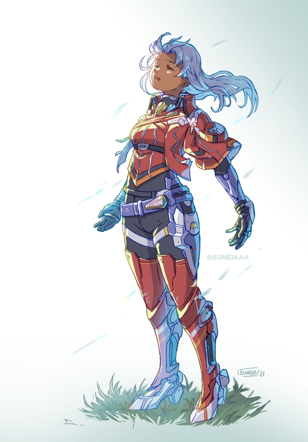 elma (xenoblade chronicles and 1 more) drawn by suneiaaa