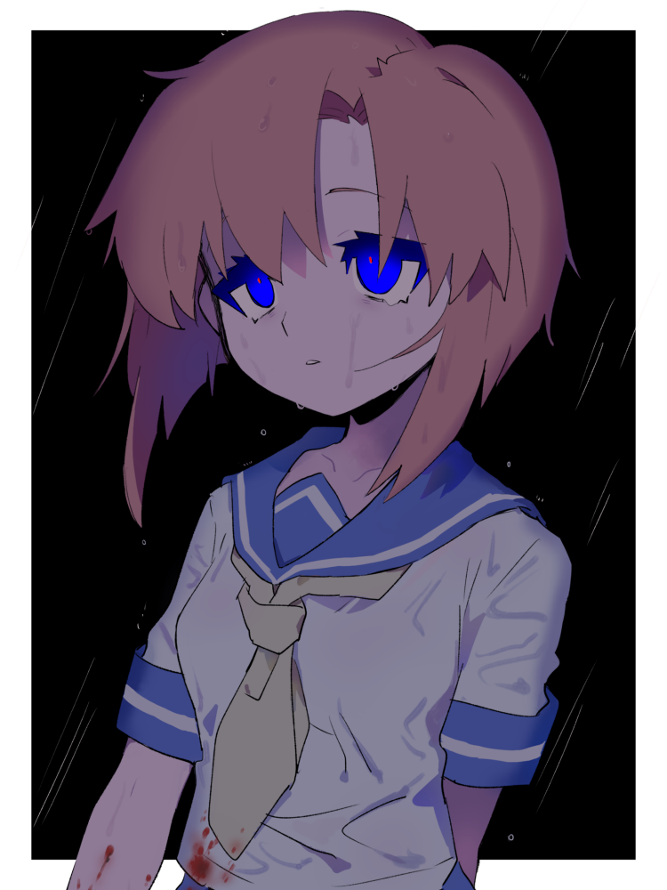 ryuuguu rena (higurashi no naku koro ni) drawn by a_(poipiku_325815)