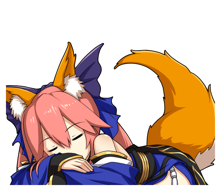 tamamo and tamamo no mae (fate and 1 more) drawn by rhy1356
