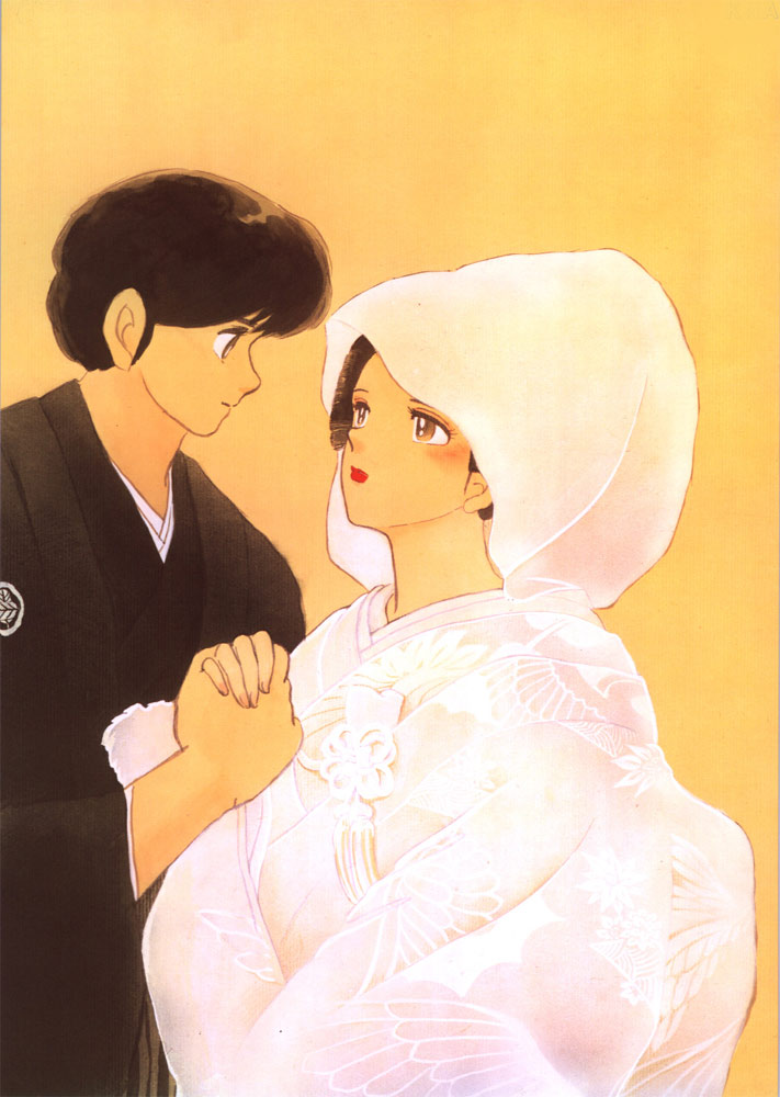 otonashi kyouko and godai yuusaku (maison ikkoku) drawn by takahashi_rumiko
