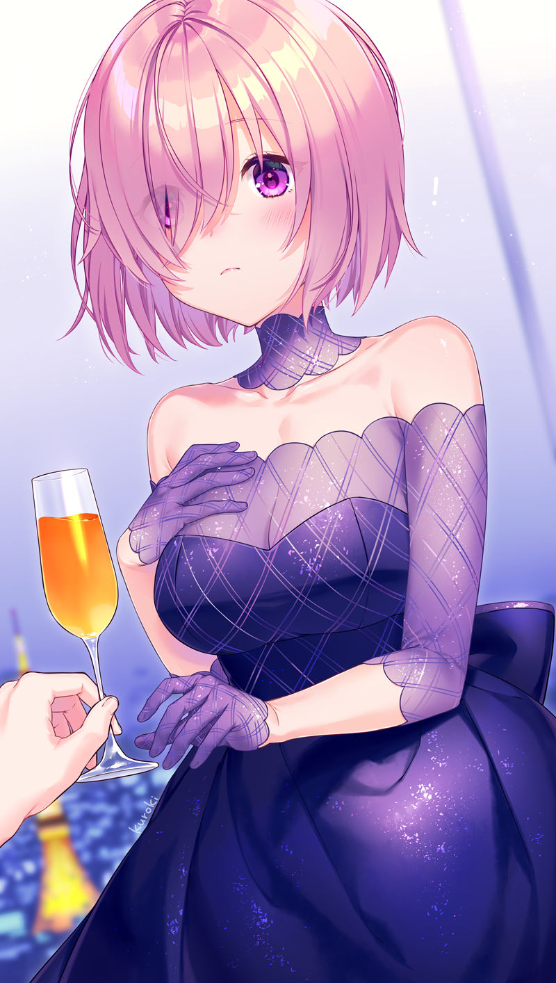 mash kyrielight (fate and 1 more) drawn by kuroki_(ma-na-tu)