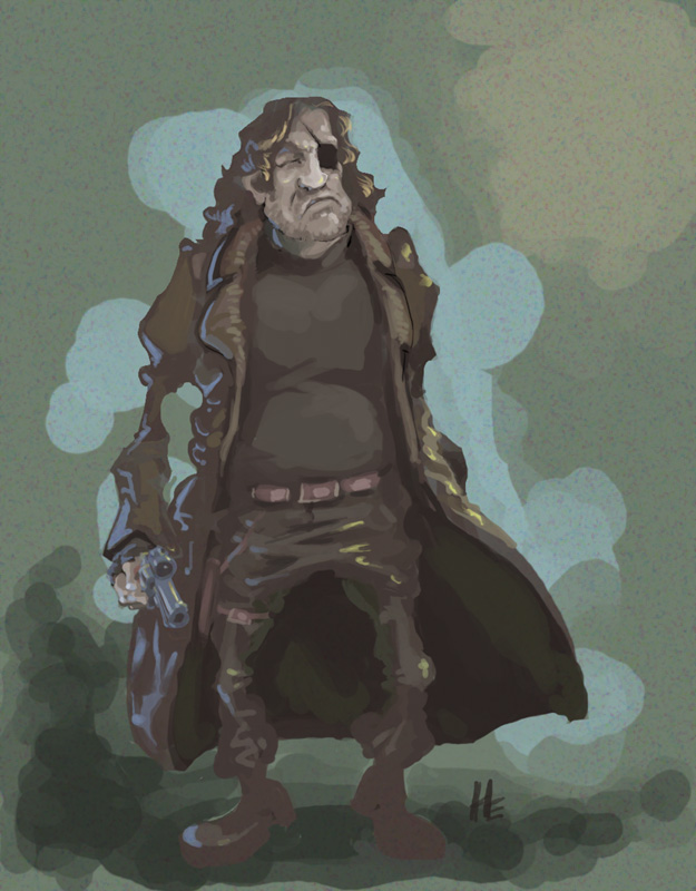 snake plissken (escape from new york) drawn by hirano_masanori