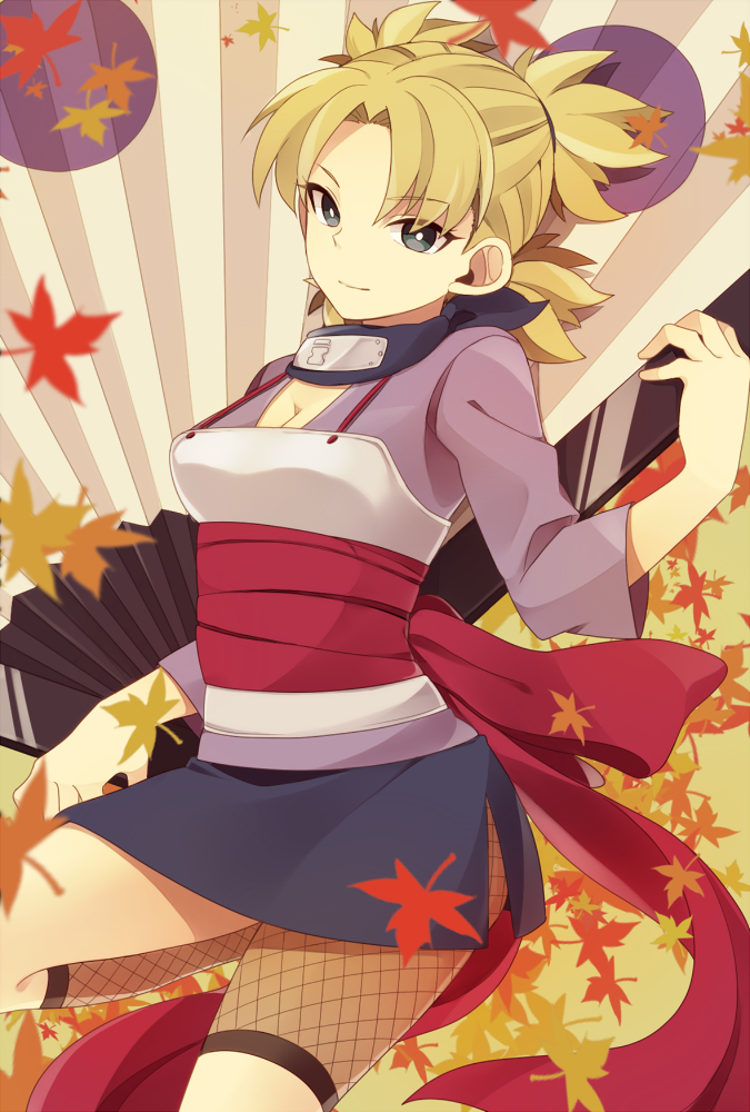 temari (naruto) drawn by saku_anna