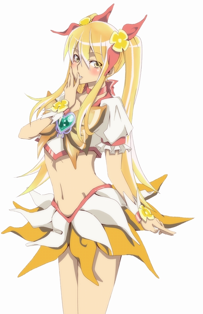 cure sunshine and myoudouin satsuki (precure and 1 more) drawn by touryou