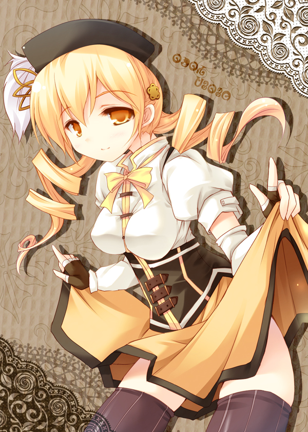 tomoe mami (mahou shoujo madoka magica) drawn by ai_takurou