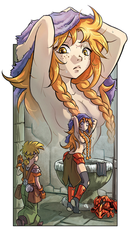 phenice walholl and darenn (les chevaucheurs) drawn by maxa'