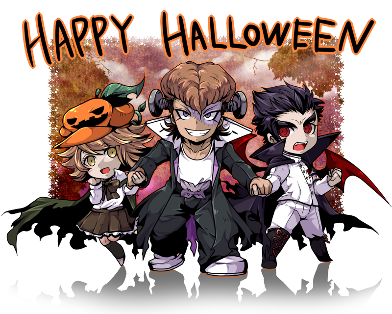 fujisaki chihiro, ishimaru kiyotaka, and owada mondo (danganronpa and 1 more) drawn by maro_(monkeyjamp)