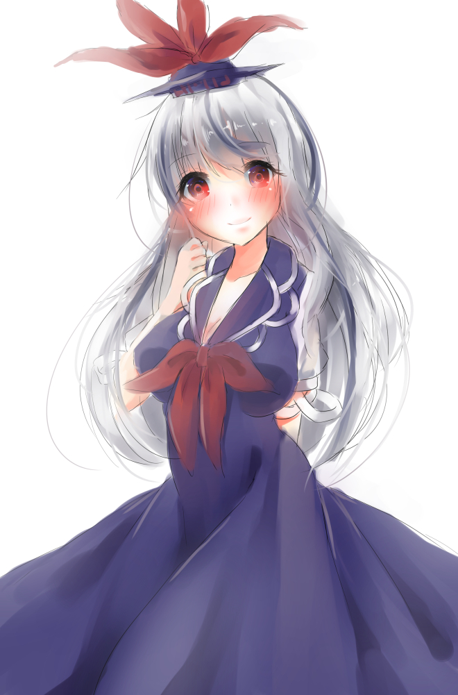 kamishirasawa keine (touhou) drawn by shiromoru_(yozakura_rety)