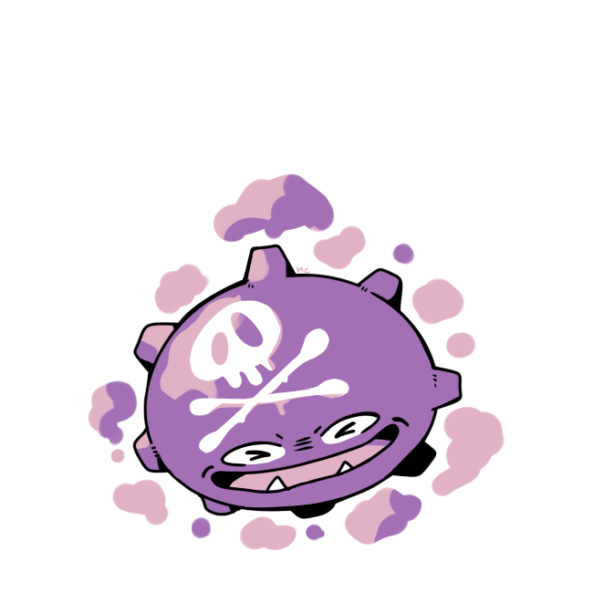 koffing (pokemon and 1 more) drawn by rumwik