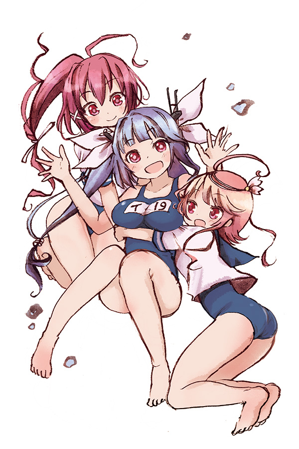 i-19, i-58, and i-168 (kantai collection) drawn by shinryou_rei