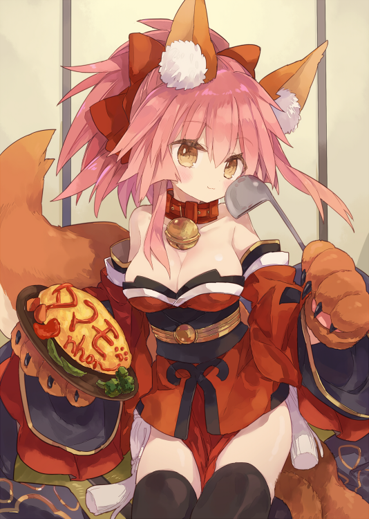 tamamo and tamamo cat (fate and 1 more) drawn by mizumizu_(phoenix)