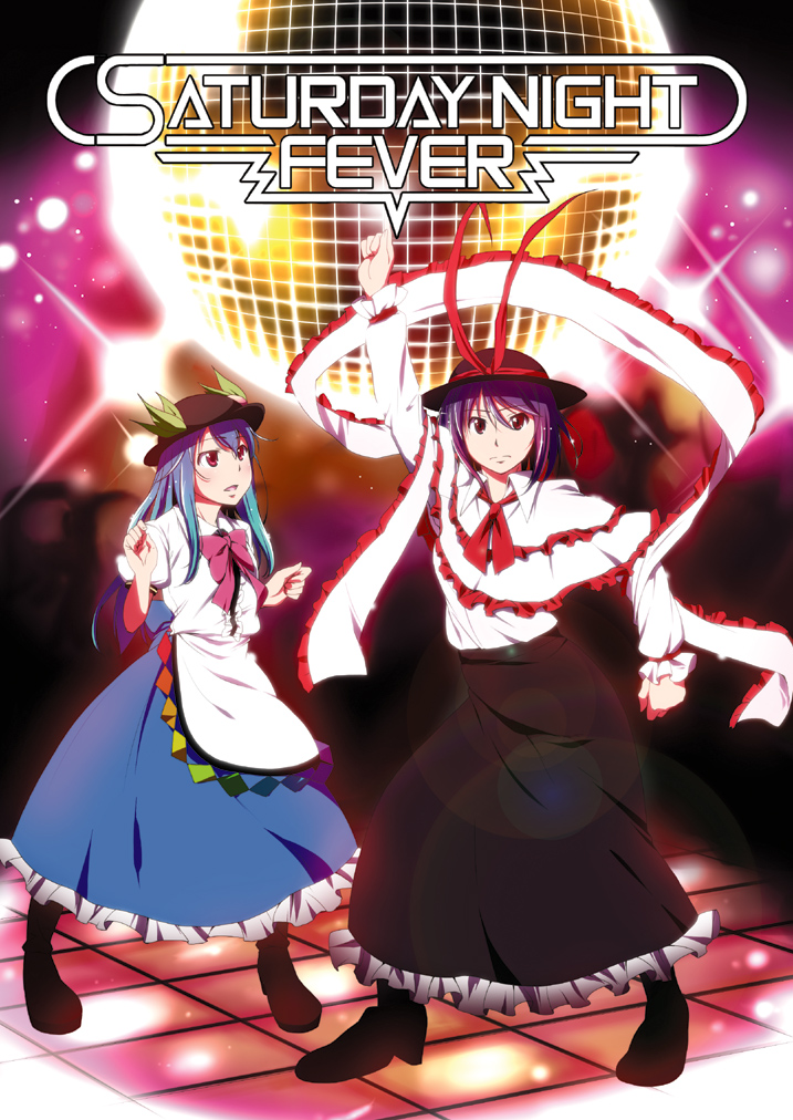 hinanawi tenshi and nagae iku (touhou and 1 more) drawn by natsumi_akira