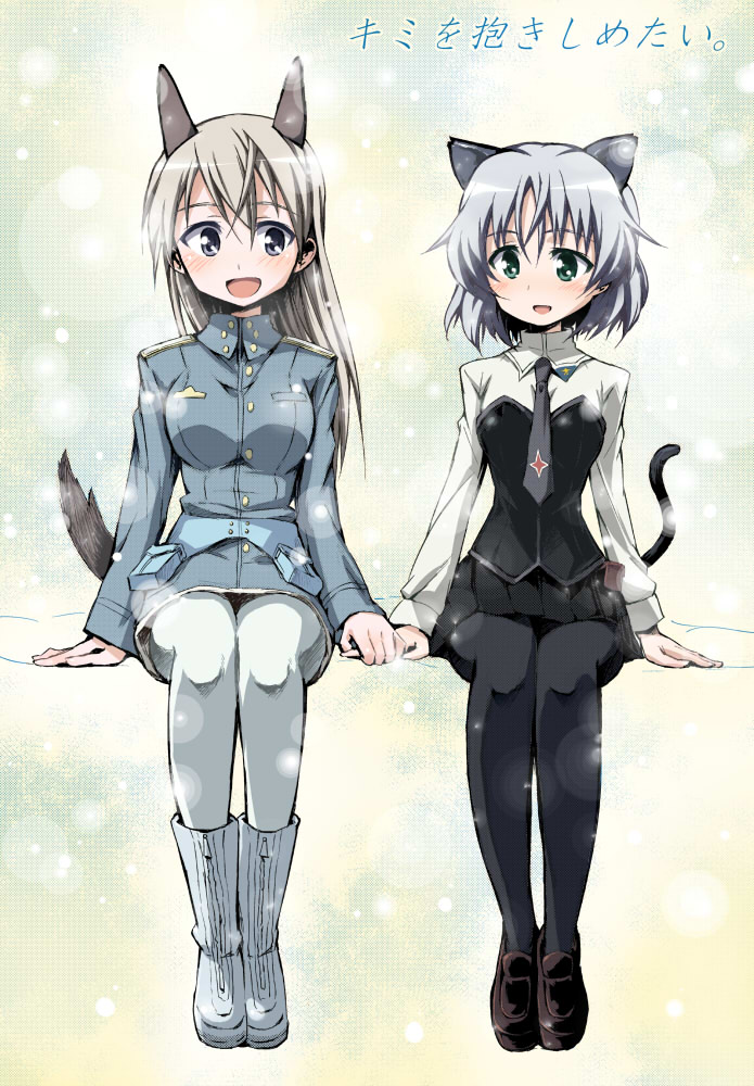 sanya v. litvyak and eila ilmatar juutilainen (world witches series and 1 more) drawn by kuropan_(crow_panther)