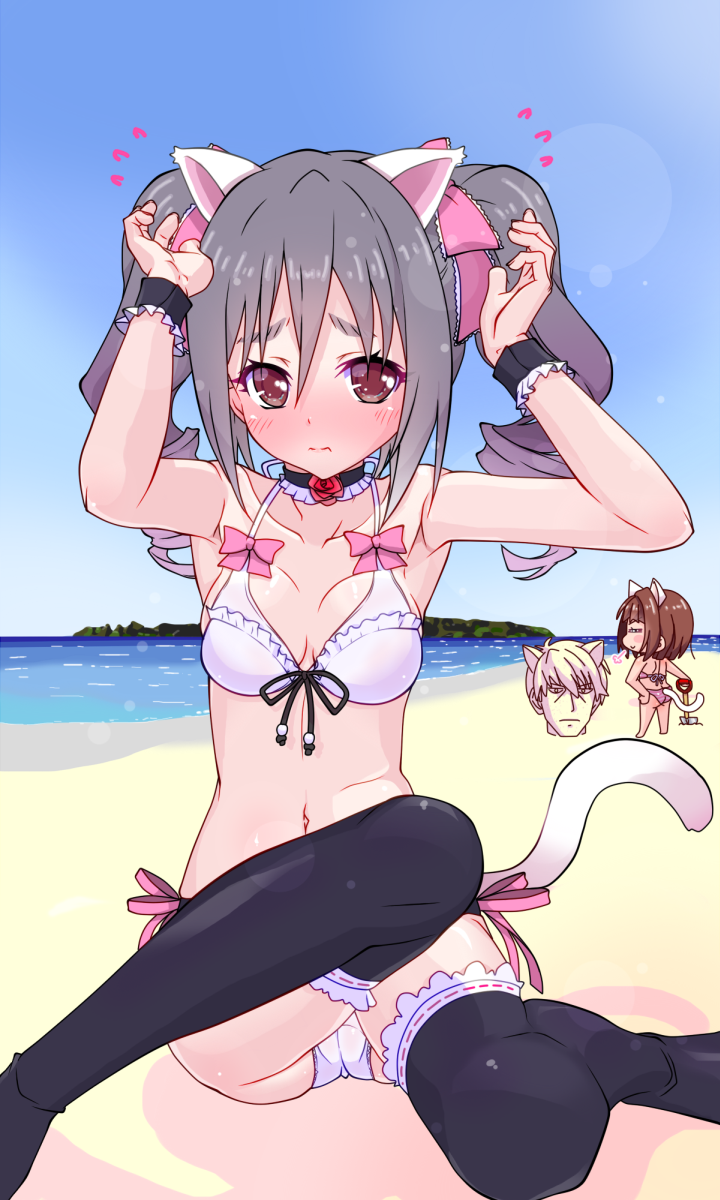 producer, kanzaki ranko, and maekawa miku (idolmaster and 1 more) drawn by k10k