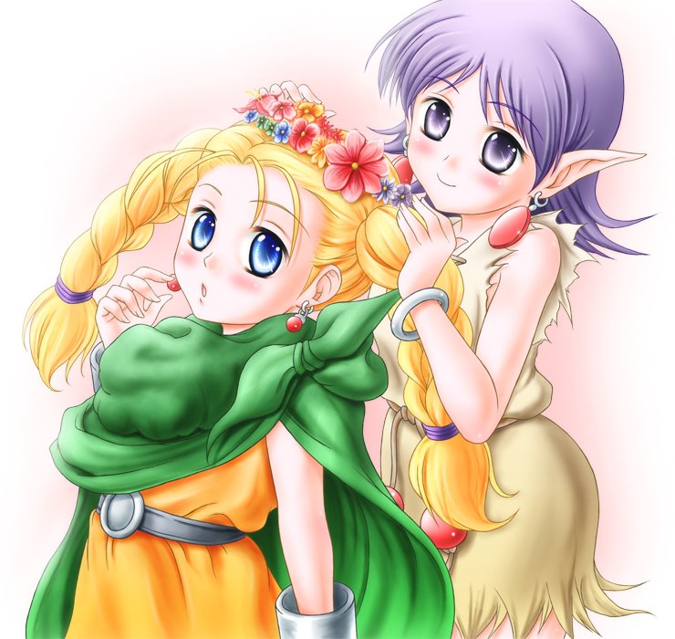 bianca and bella (dragon quest and 1 more) drawn by shimusu