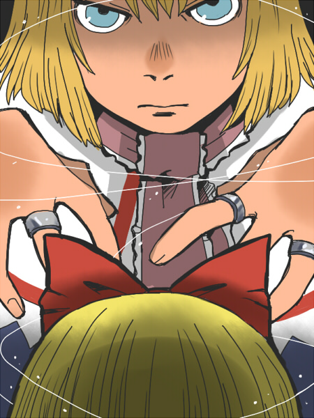 alice margatroid and shanghai doll (touhou) drawn by onikobe_rin