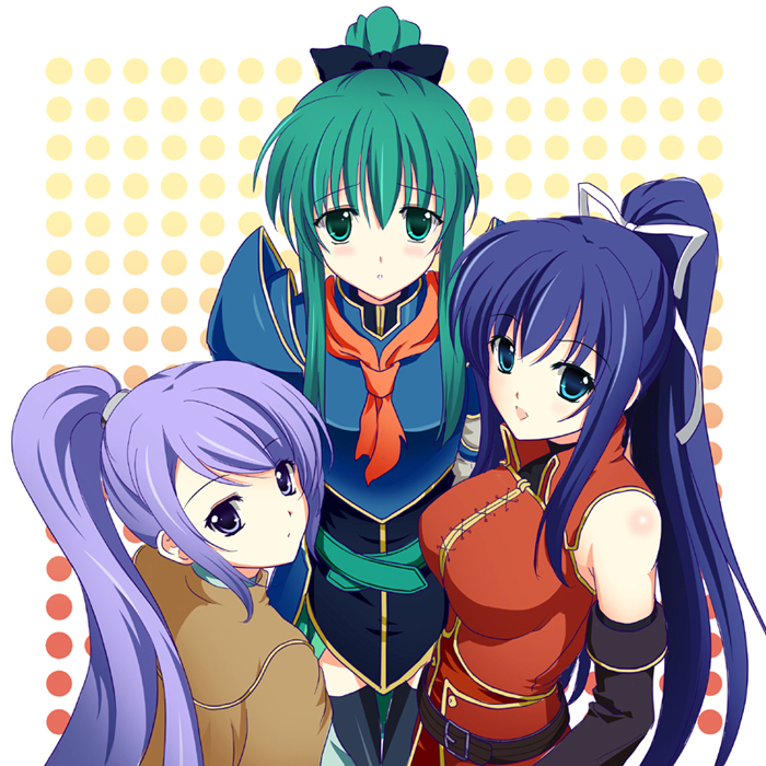 mia, nephenee, and ilyana (fire emblem and 2 more) drawn by sakusaku_(neki)