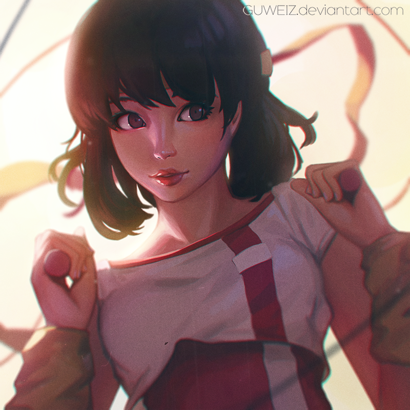 takaya noriko (top wo nerae!) drawn by guweiz