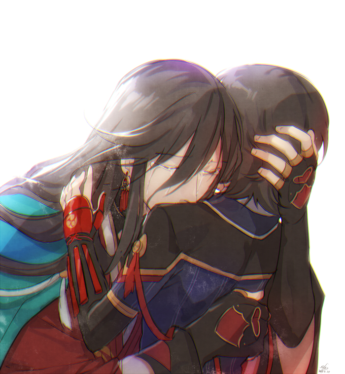 izumi-no-kami kanesada and horikawa kunihiro (touken ranbu) drawn by hebino_rai