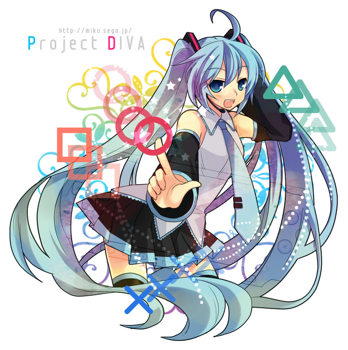 hatsune miku (vocaloid and 1 more) drawn by tamura_hiro