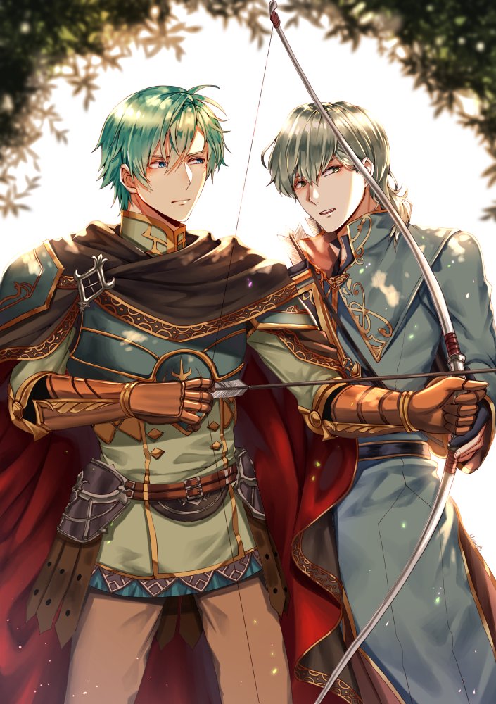 ephraim and innes (fire emblem and 1 more) drawn by wani_(fadgrith)