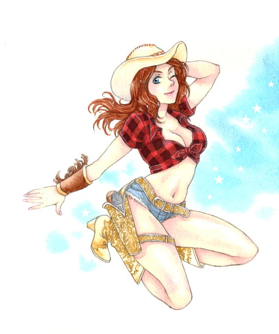 claire redfield (resident evil and 1 more) drawn by kikimimi_612