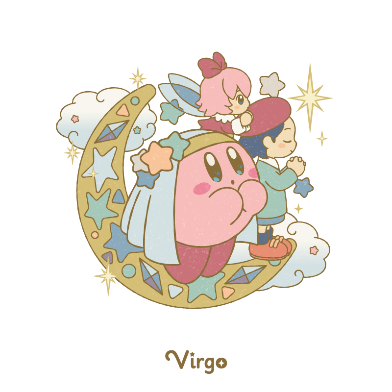 kirby, adeleine, and ribbon (kirby and 1 more)