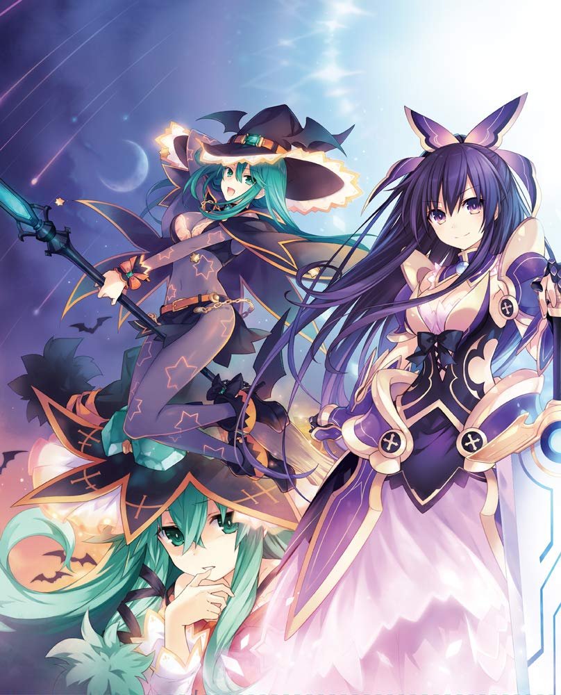 yatogami tohka and kyouno natsumi (date a live) drawn by tsunako