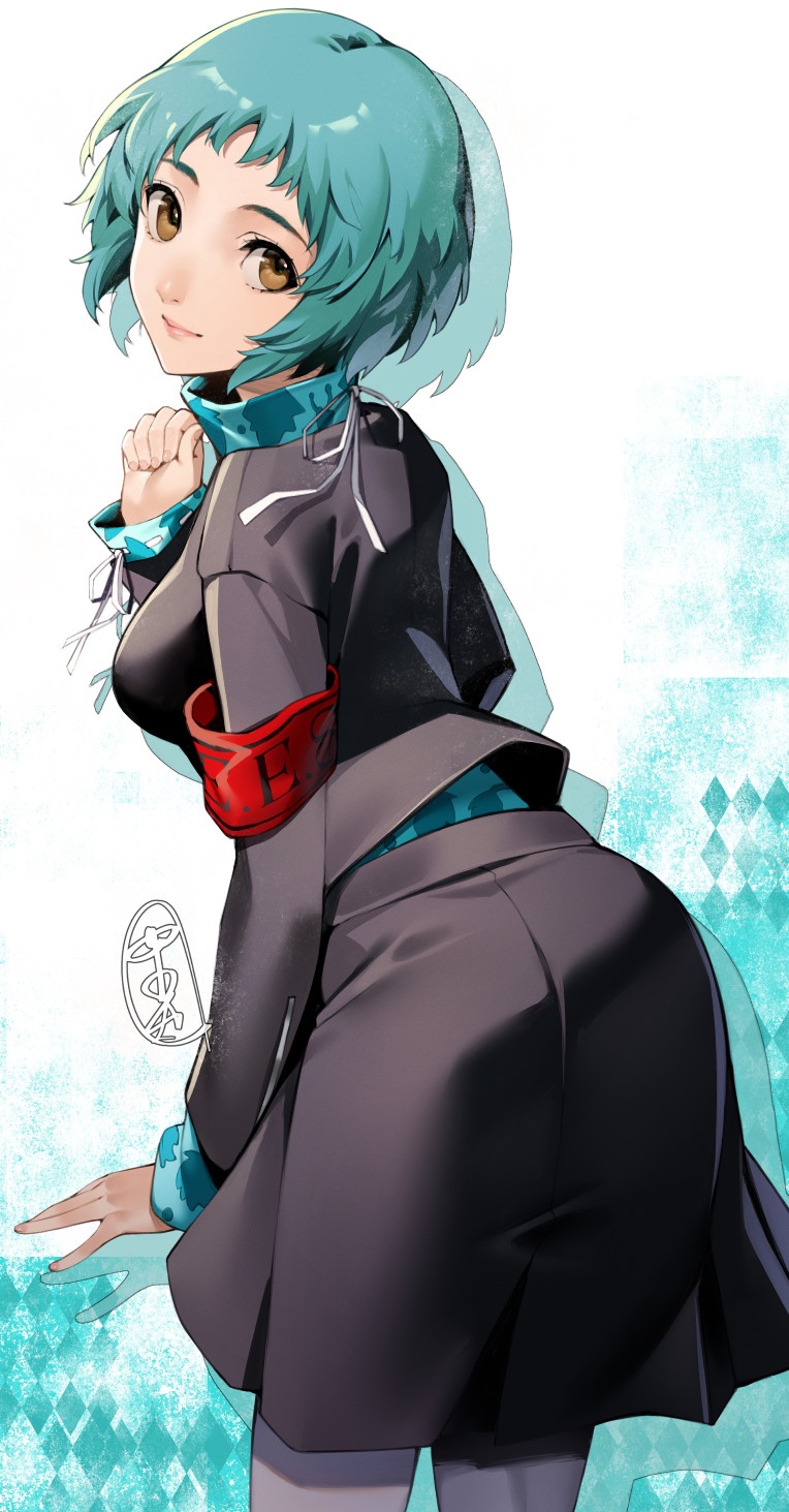 yamagishi fuuka (persona and 2 more) drawn by nakano_maru