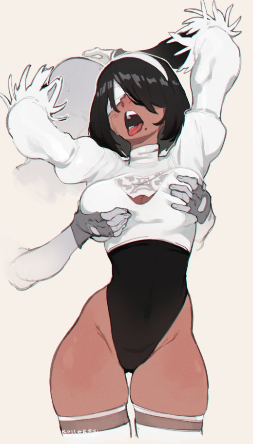 2p (nier and 1 more) drawn by kollerss and maizken