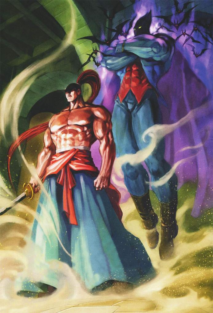 demitri maximoff and kibagami genjuro (darkstalkers and 2 more)