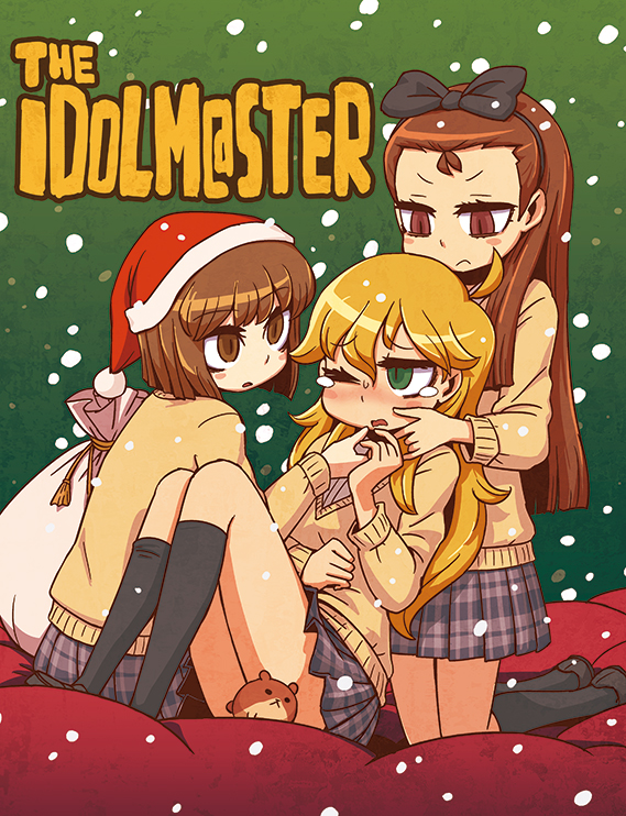 hoshii miki, minase iori, and hagiwara yukiho (idolmaster) drawn by riyo_(lyomsnpmp)