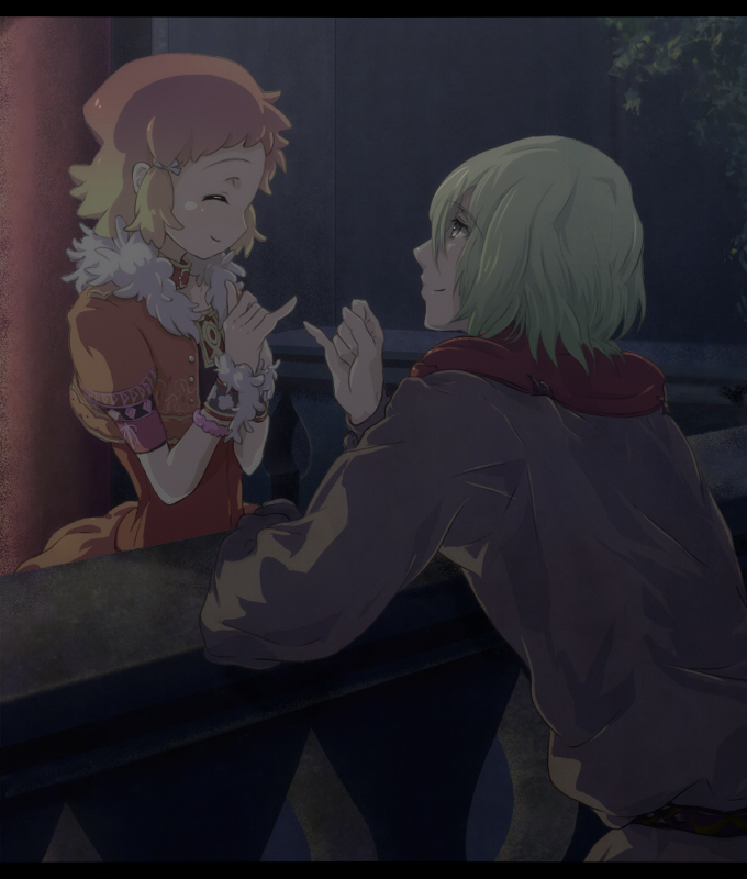 yunoha thrul and jin musou (aquarion and 1 more) drawn by chabane