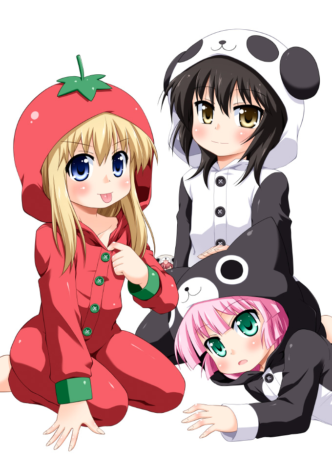 toshinou kyouko, akaza akari, funami yui, and yoshikawa chinatsu (yuruyuri) drawn by hino_hino
