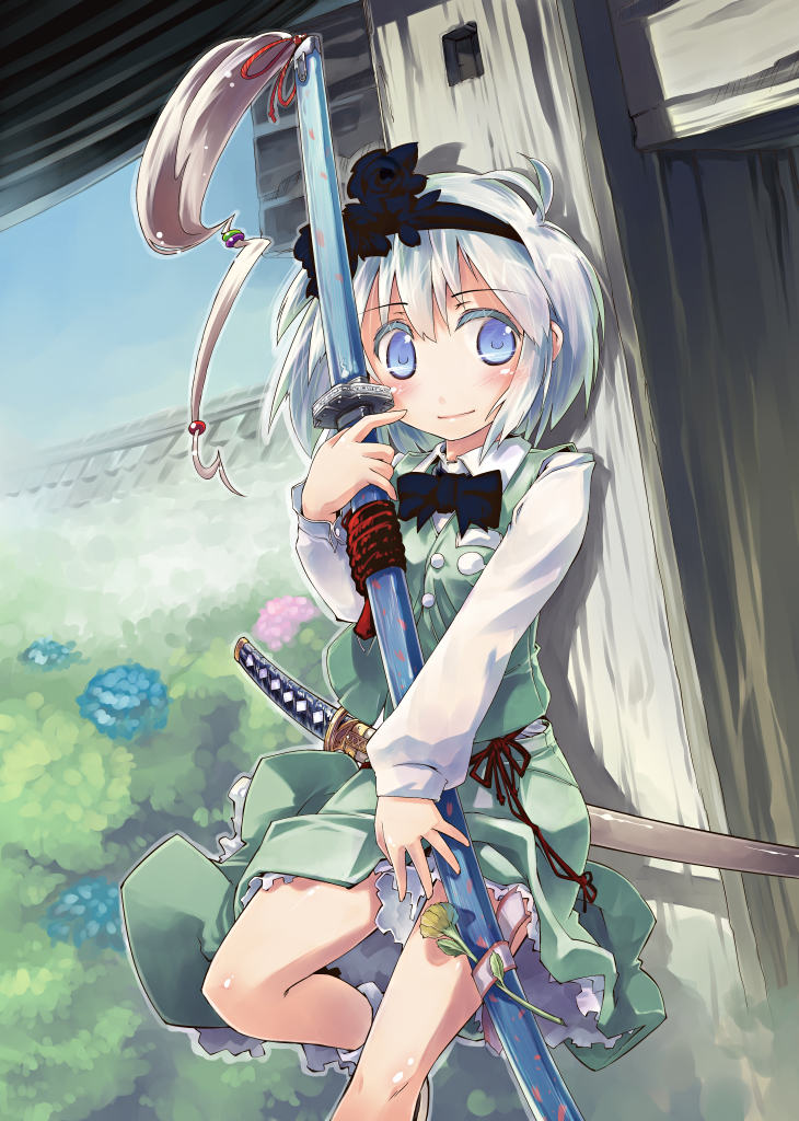 konpaku youmu (touhou) drawn by nanaroku_(fortress76)