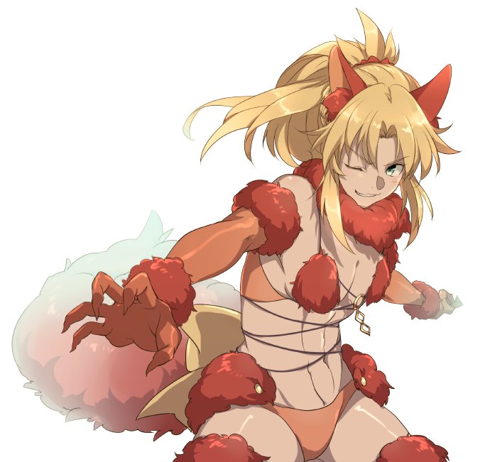mash kyrielight and mordred (fate and 2 more) drawn by echo_(circa)