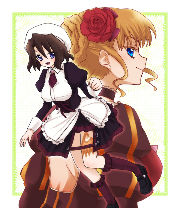 beatrice and shannon (umineko no naku koro ni) drawn by uka_(color_noise)