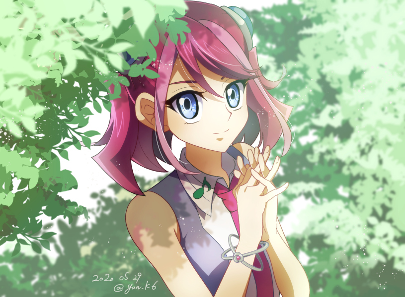 hiiragi yuzu (yu-gi-oh! and 1 more) drawn by yun_yu