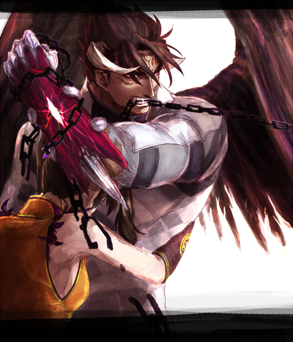 kazama jin, ling xiaoyu, and devil jin (tekken and 1 more) drawn by inuhiko_(istdog)