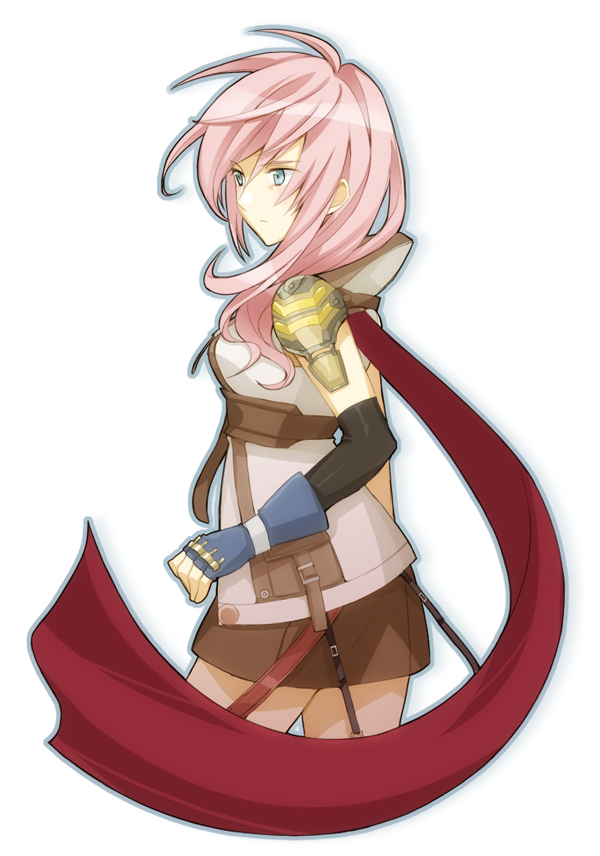 lightning farron (final fantasy and 1 more) drawn by agi