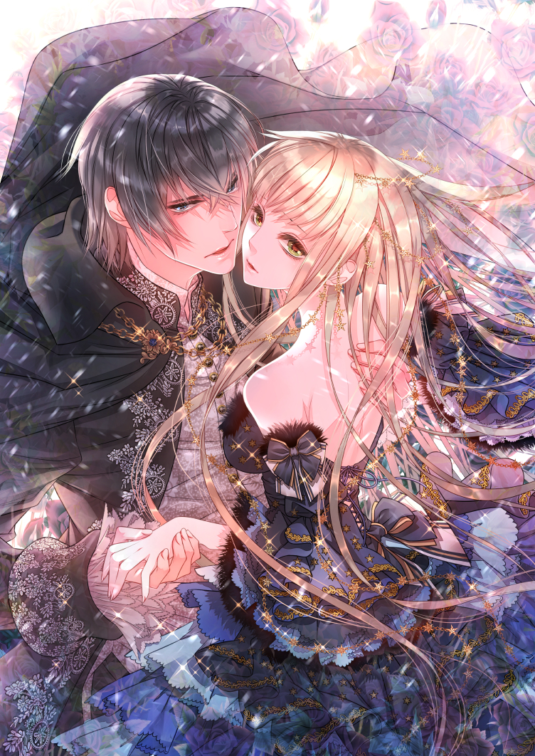 oscar and julianne (oushitsu shinmonkan wa waka oku-sama wo midara ni honrou suru) drawn by sakamoto_akira