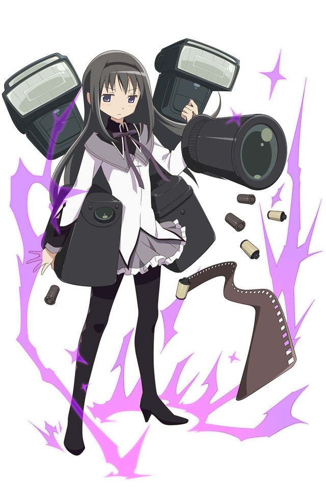 akemi homura (mahou shoujo madoka magica and 1 more)