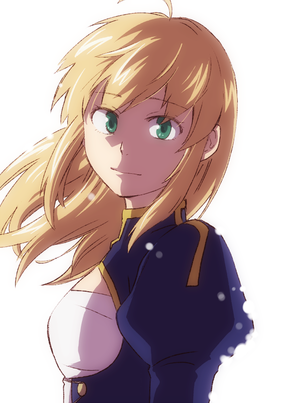 artoria pendragon and saber (fate and 1 more) drawn by moonlight_0423