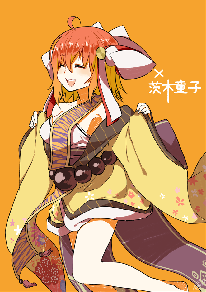fujimaru ritsuka and ibaraki douji (fate and 1 more) drawn by rkp