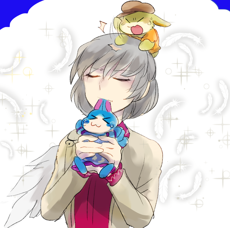 kishin sagume, seiran, and ringo (touhou) drawn by chamaruk