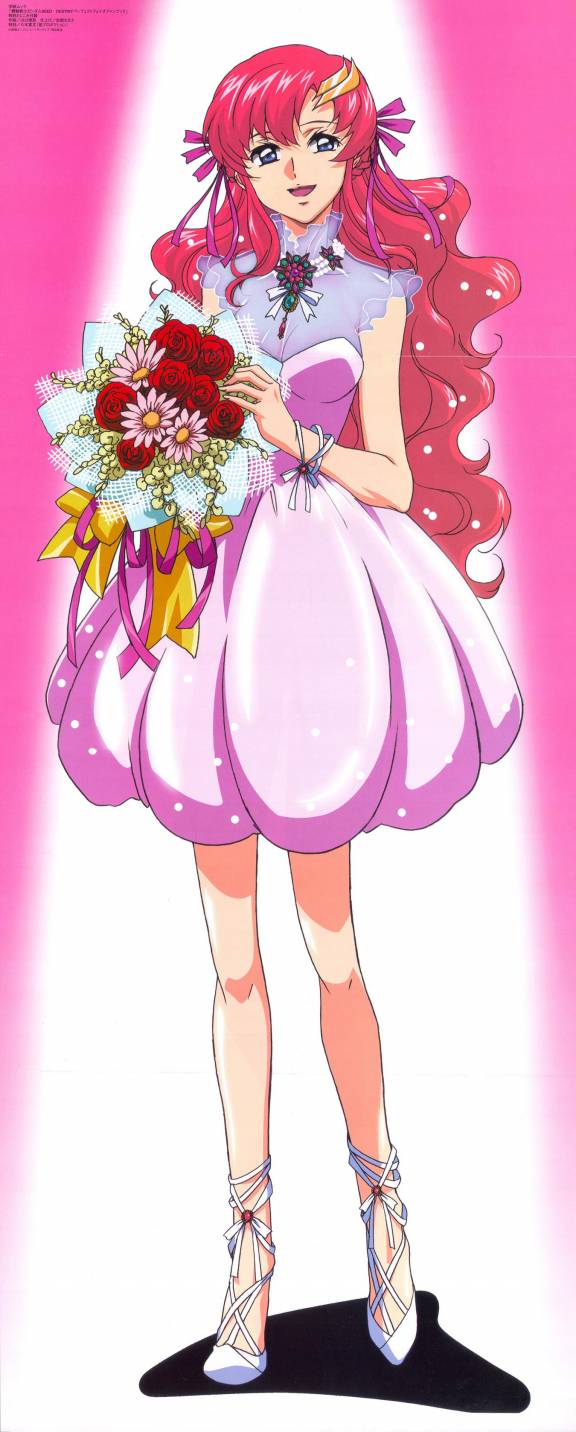 lacus clyne (gundam and 3 more) drawn by kawaguchi_rie